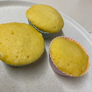 レンジで♪簡単蒸しパン